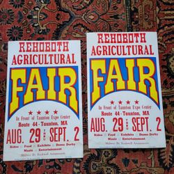 1940s Agricultural  Fair Posters