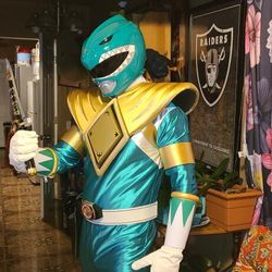 FULL GREEN RANGER SUIT! CUSTOM MADE