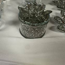 Iridescent Glass jar