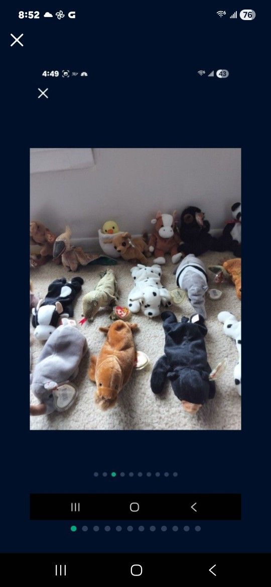 TY Plush Beanie Babies $3 Each Still Available 25 Left