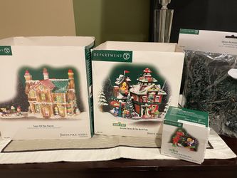 Dept, 56 North Pole Christmas Series - Reduced- $80. takes all 
