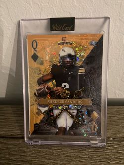Sheduer sanders WILD CARD 1/1 queen of diamond