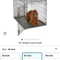 Dog Crate 42 Inches