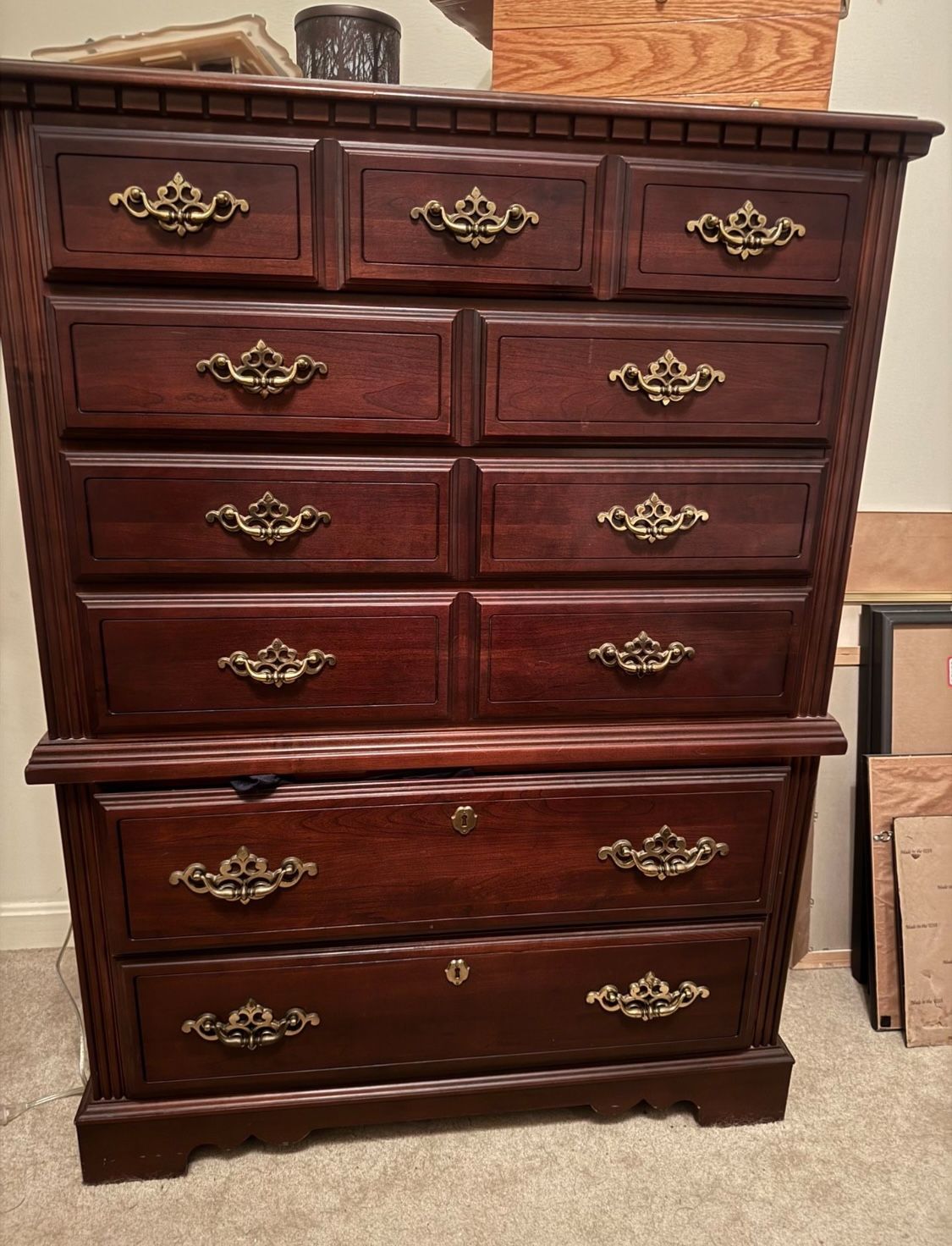 Antique Cherry Bedroom Set