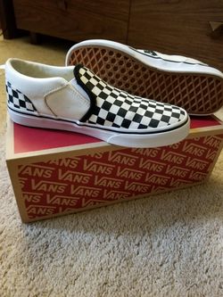 Vans (checkered) size 4.5 for Boys