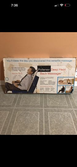 Pollynex Deep Heat Back Massager. Brand New 