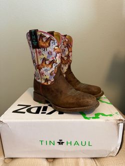 Tin Haul Cowgirl Boots size 2