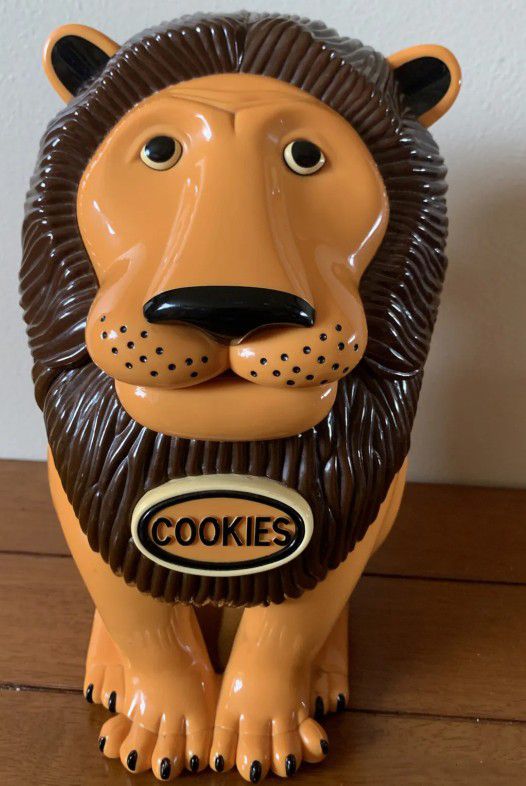 Talking LionThe Original Tiger Cookie Jar 1999 