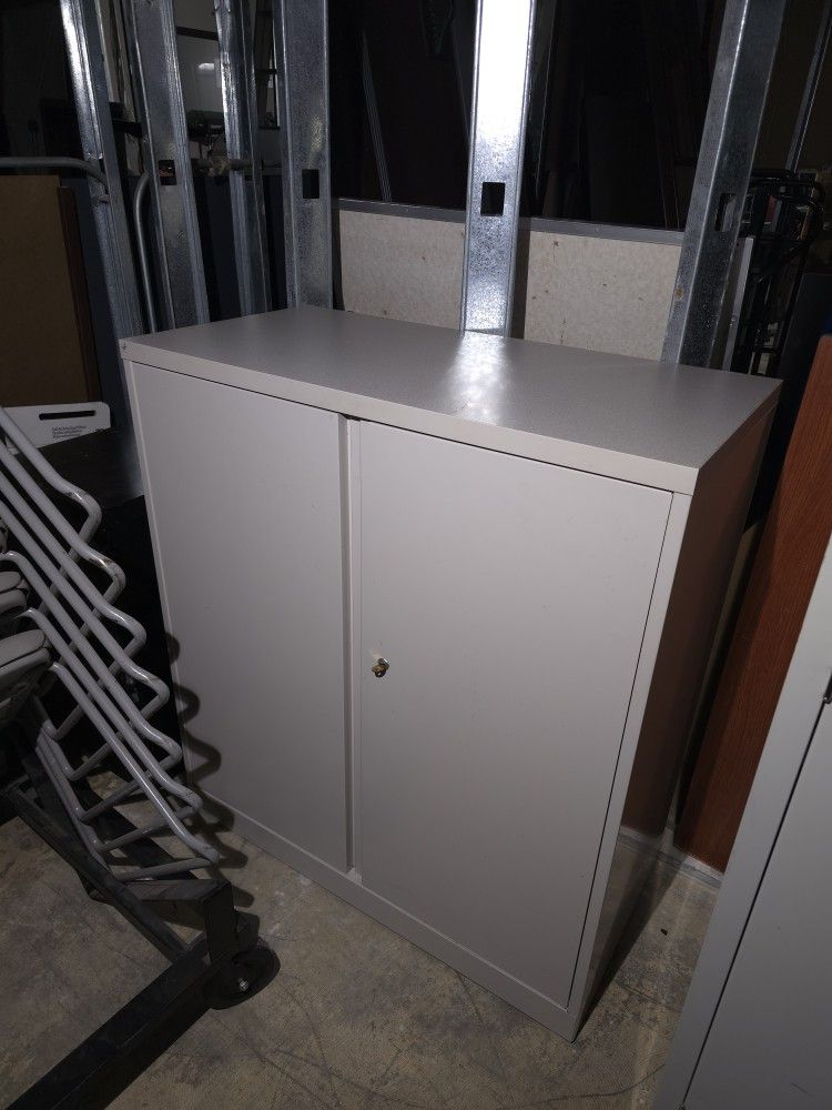 Short Metal Storage Cabinet