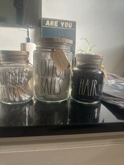 Rae Dunn Bathroom Jars