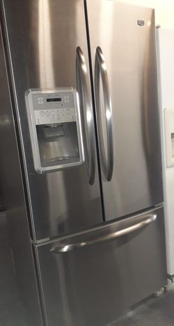 Maytag French Door Black Stainless Refrigerator
