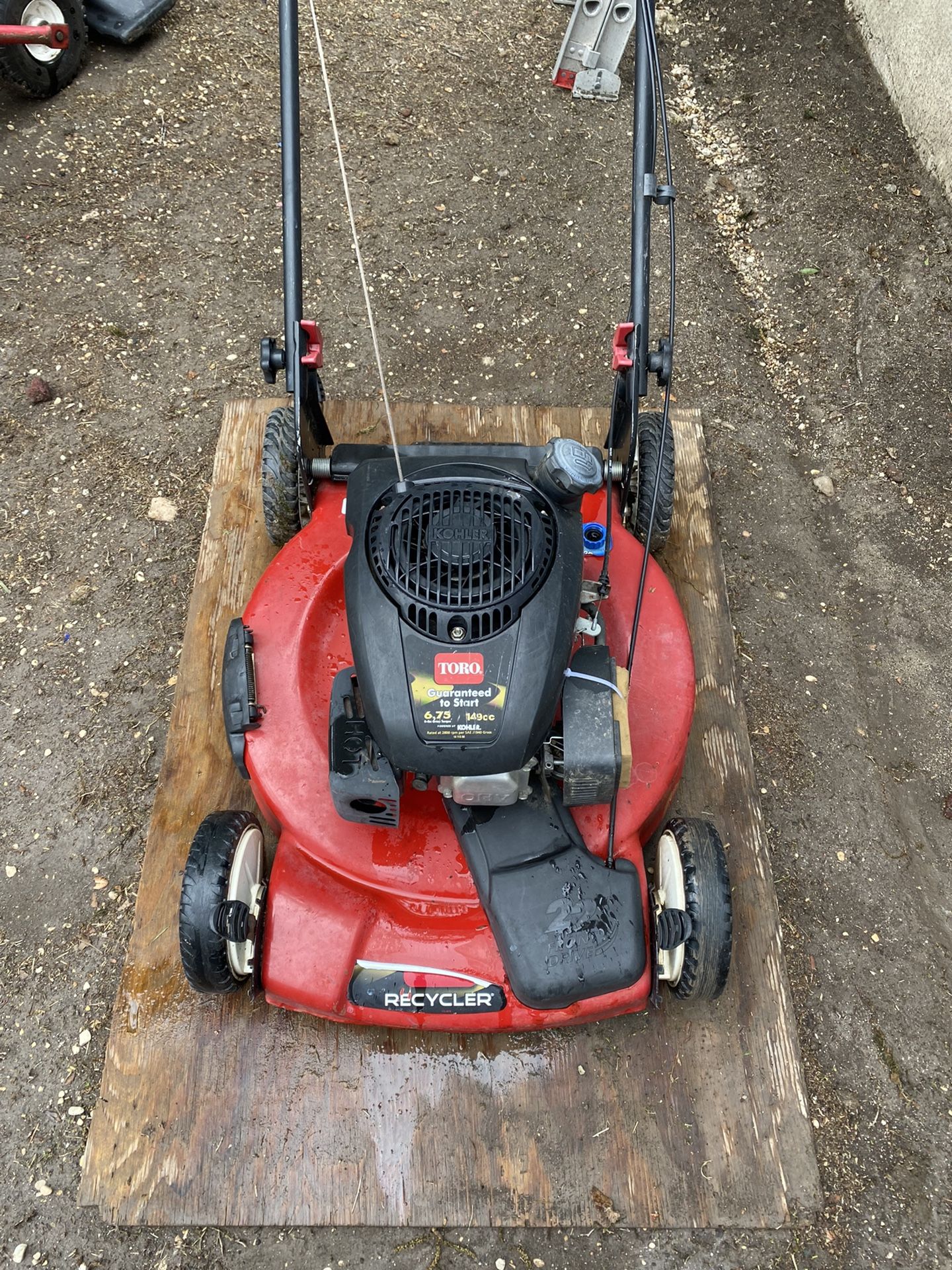 Toro Recycler 22 6.75 hp Self propelled Mower 40 Firm for Sale