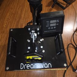 DreamVan T-shirt/cup/accessories Press Machine $90 obo