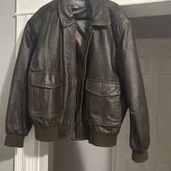 Vintage Wilson Leather Brown bomber