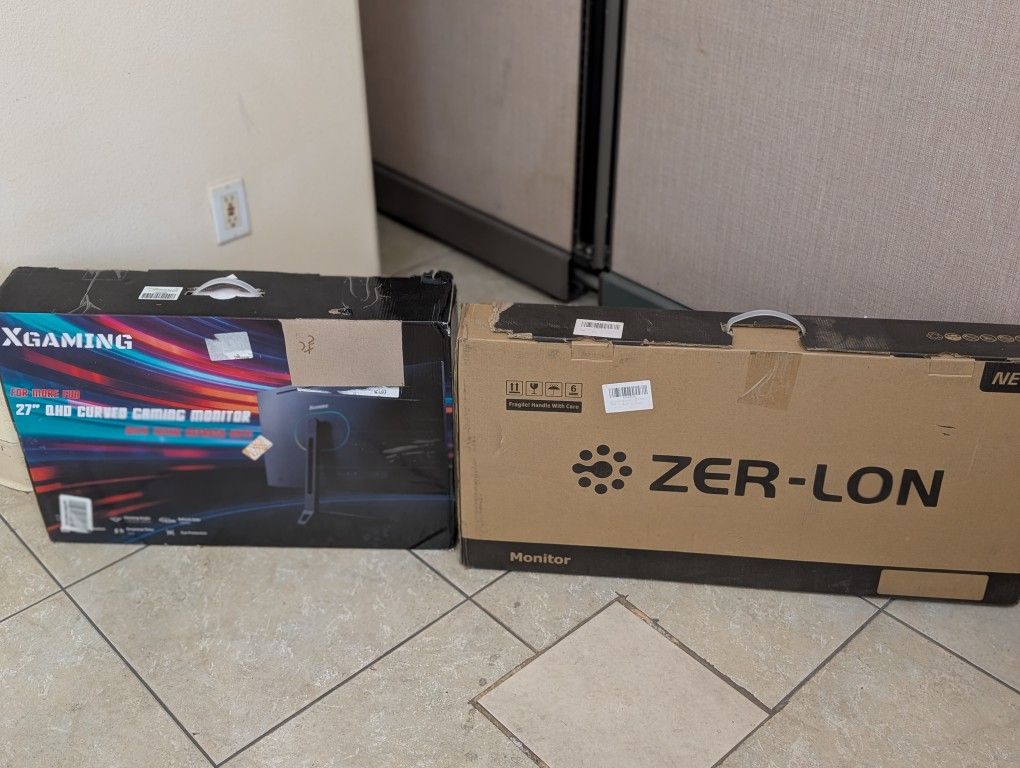 2 Open Box Gaming Monitors ( 165 Hz And 144 Hz)
