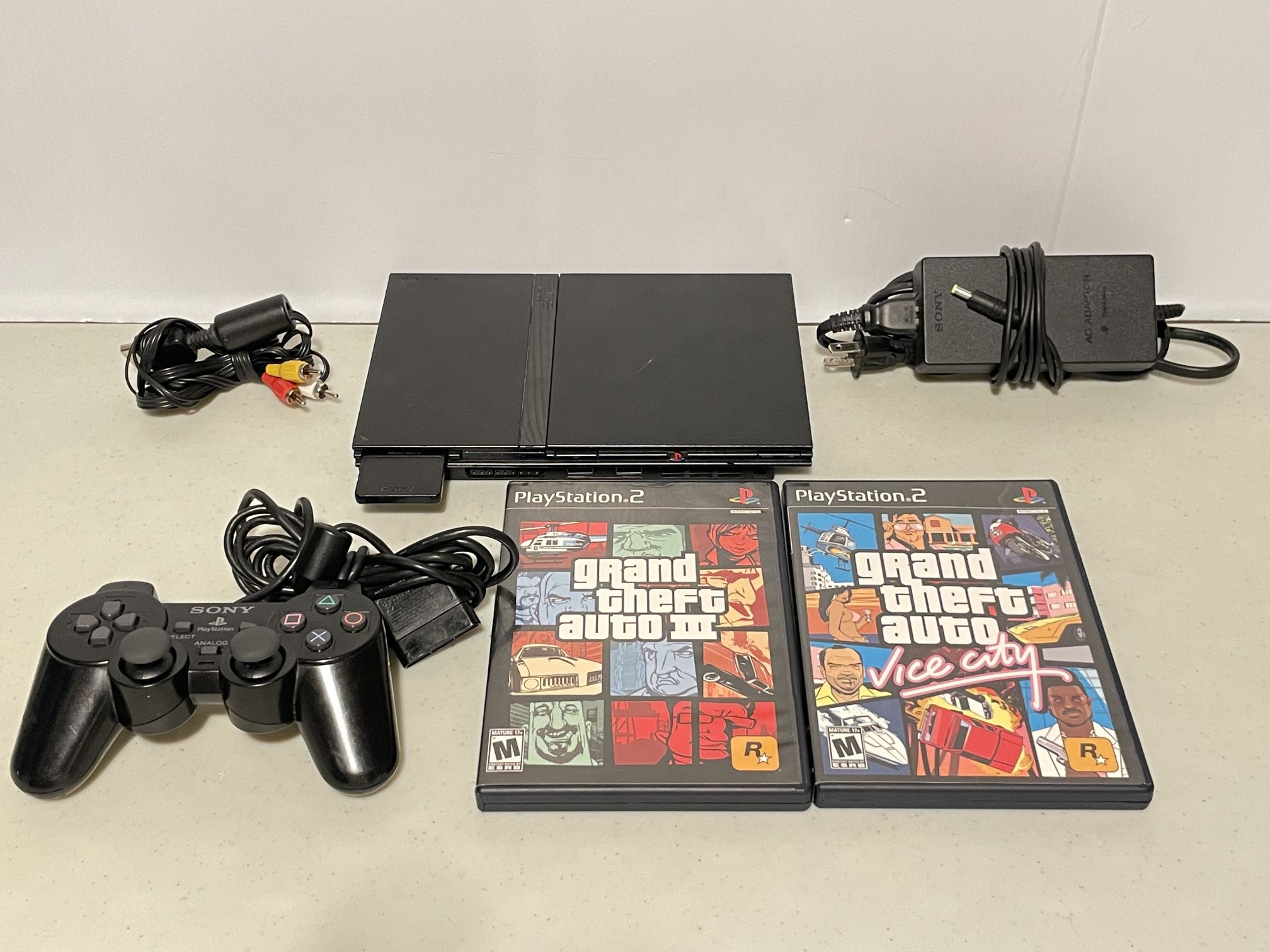 Ps2 Slim With GTA Games