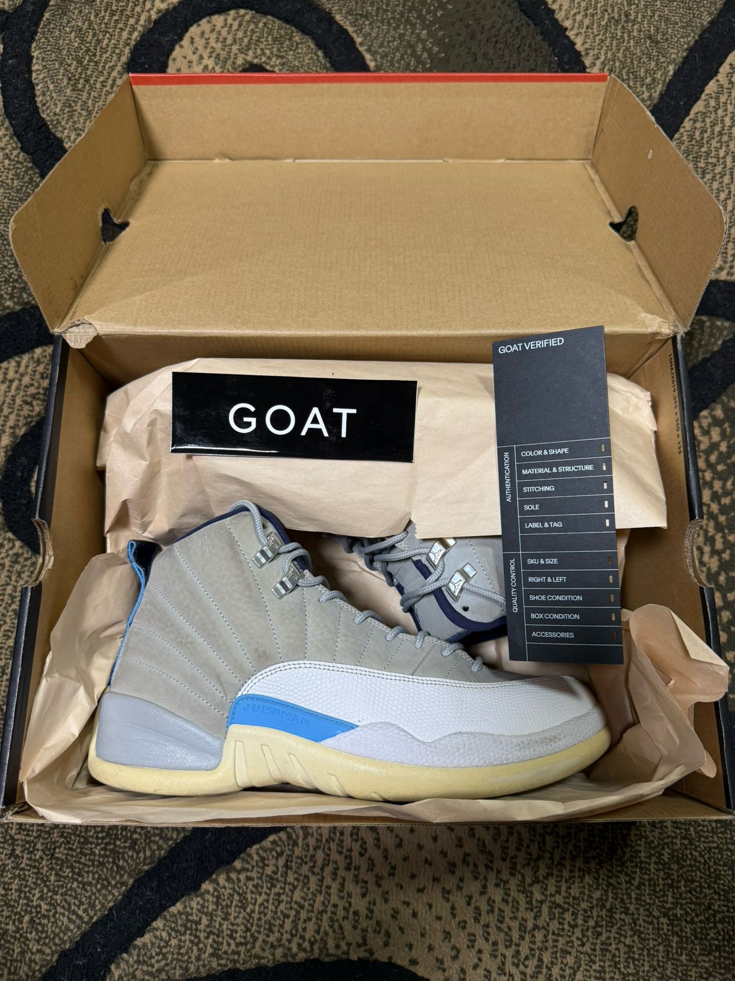 Air Jordan 12 Retro ‘Grey University Blue’