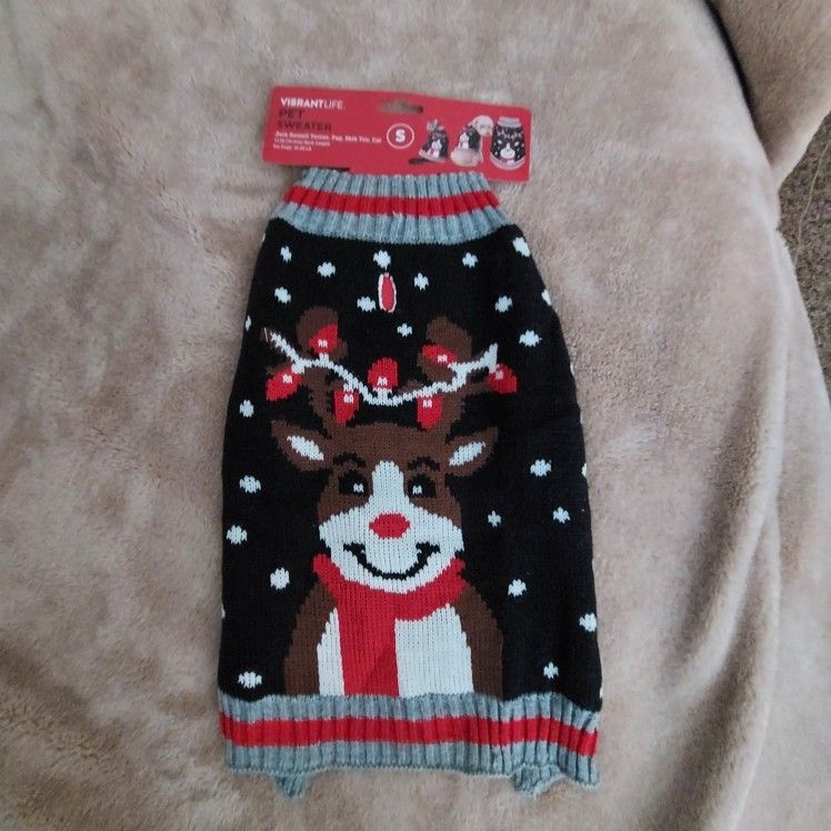 New Pet Christmas Sweater 