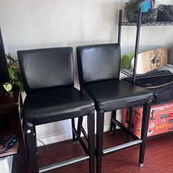 Leather Stools X2