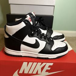 Nike Dunk High Black White Leather DD1503-101 Women’s Athletic Sneaker