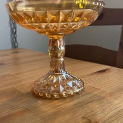Carnival Glass Candy Dish