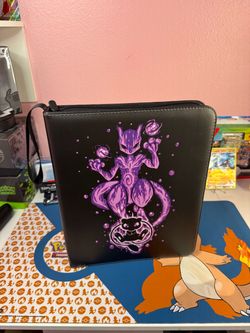 Mewtwo Pokemon Card Binder Zip Portfolio