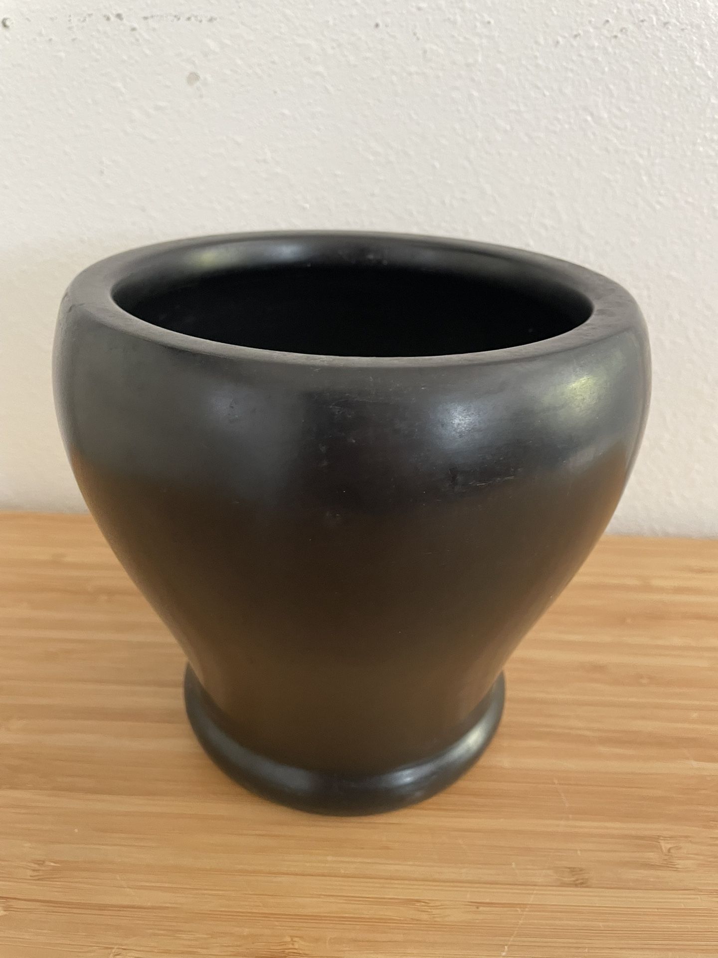 Black 7” Tall Ceramic PLANTER [PH]
