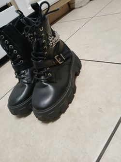 All black boots