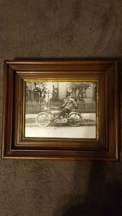 Vintage Harley Photo