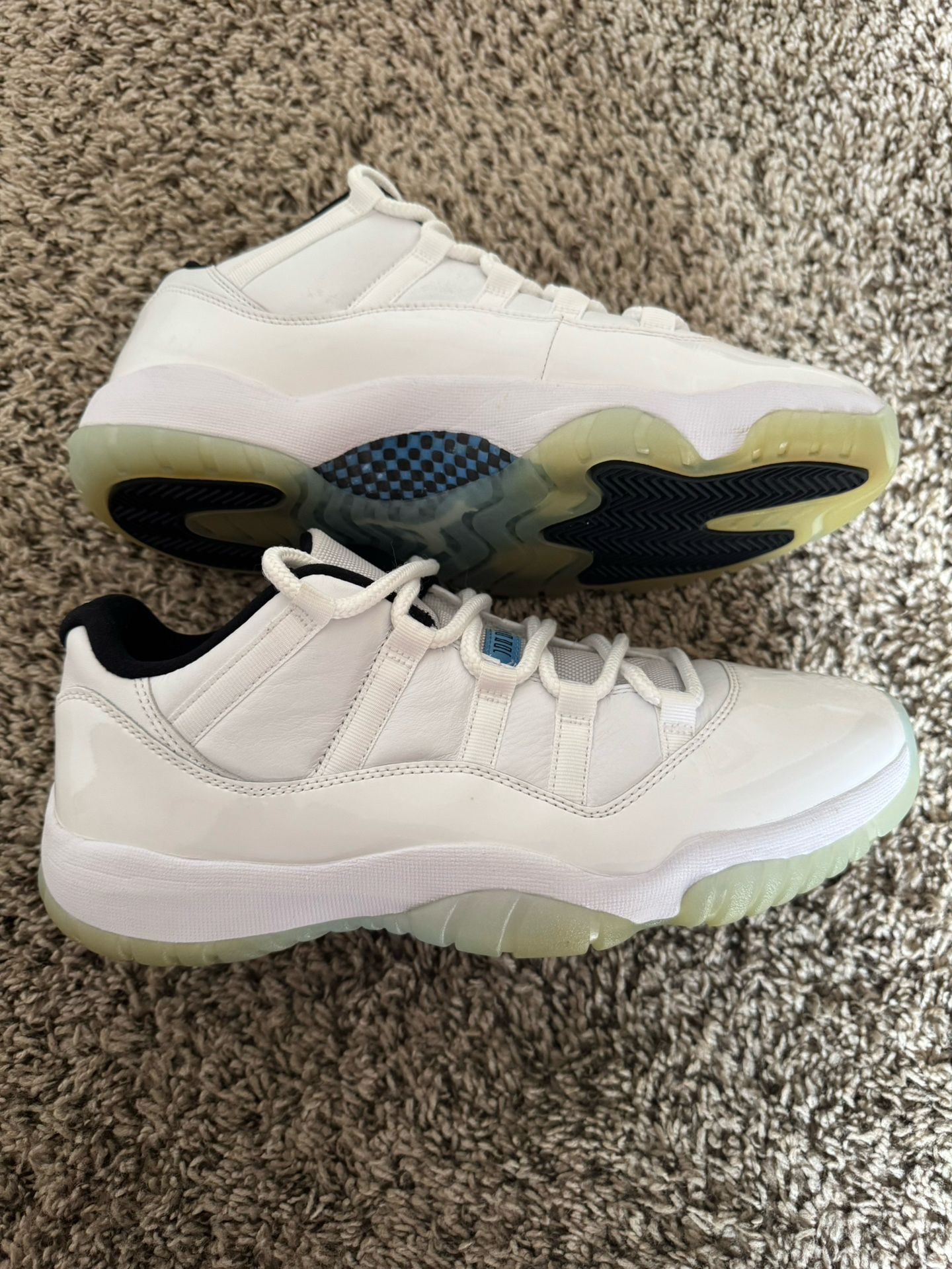 RETRO Nike Air Jordan 11 Low Legend Blue SZ10 2021 Bred Playoffs A Ma Maniere SP Reimagined Lost And Found Jordan 1 All Star