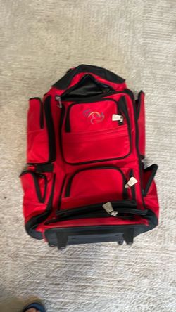 Disney red luggage suitcase