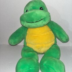 Build A Bear Green Turtle Tortoise Plush Without Shell Teddy Stuffed Animal 14"