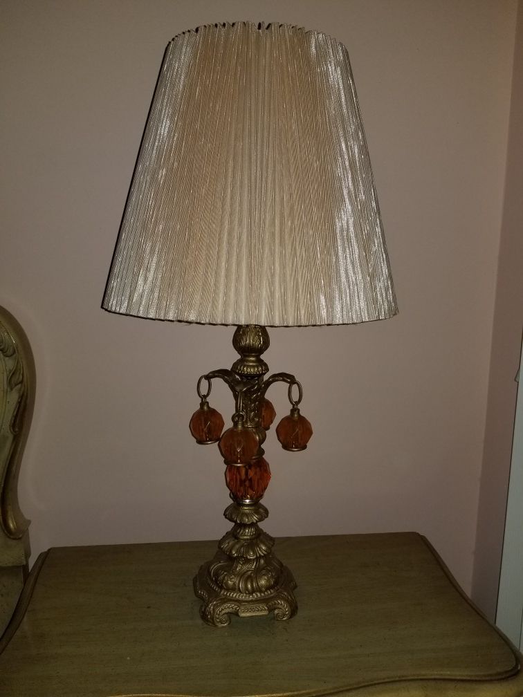 Antique Lamps excellent condition $40 pair