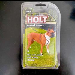 HOLT CONTROL DOG HARNESS LARGE BLACK 