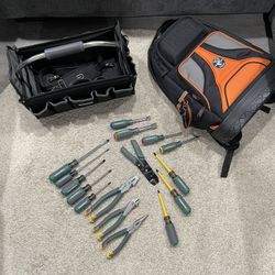 Klein Backpack, Tote, Hand Tools