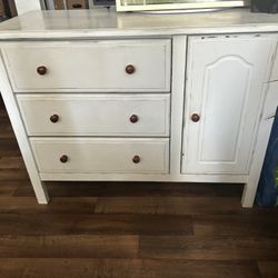 white dresser