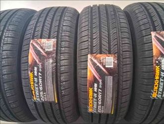 ( 4 TIRES  ) 225/60R17 BLACKHAWK