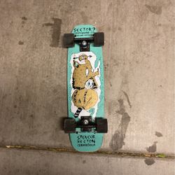 Longboard/skateboard able to do tricks on a skateboard but also a good cruiser I will clean it if you want to