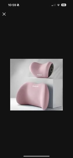 Car Seat Pillow Lumbar Memory Foam (2pcs)