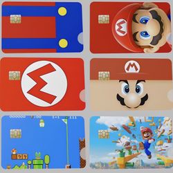 Mario Bros Bank Card Skins Credit Card Skins Sticker