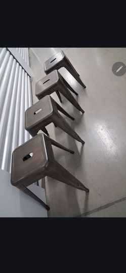 EXTRA Heavy Duty 20" tall metal stools