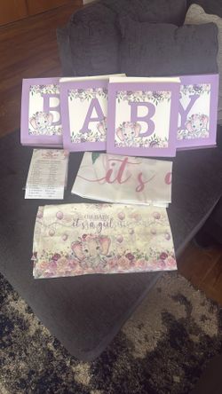Baby Shower Girl Decorations.