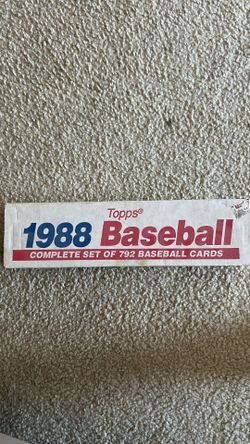 1988 Topps MLB Baseball Cards- Complete Set