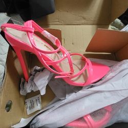 Pink Fashion Nova Heels Size 6.5