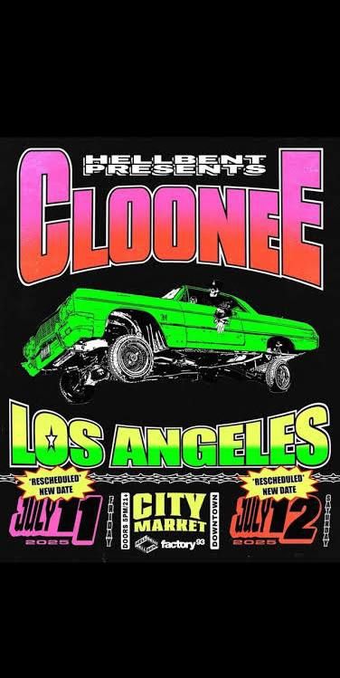 CLOONEE SATURDAY TICKETS X2