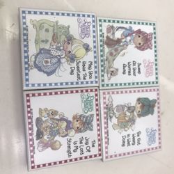 Precious moments collection tile magnets
