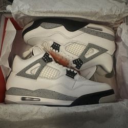 Brand New Jordan 4 Retro White Cement Size 8‼️‼️