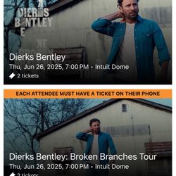 Dierks Bentley June 26 Intuit Dome