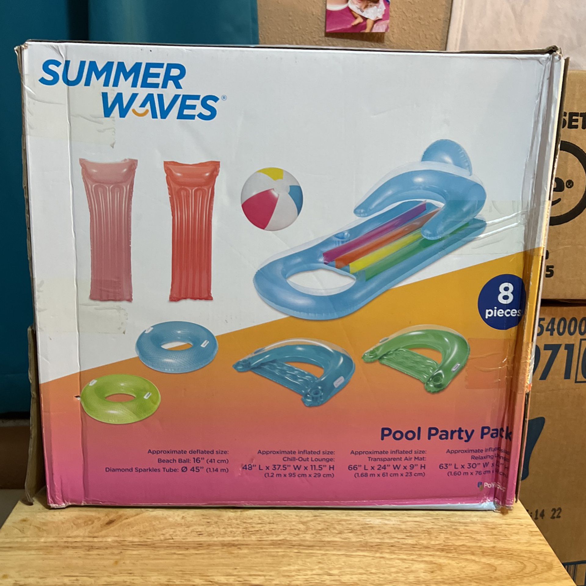 New 8 Pc Pool Party Pack Floats $25  C My Other 100 Of Posts Ty