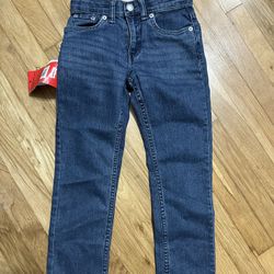 Levi Jeans 511 -  Size 6 Youth Slim Fit Stretch Dark Blue